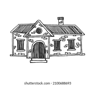 Vector illustration of a house