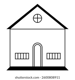 vector illustration of a house