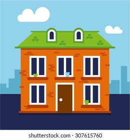 Vector illustration house
