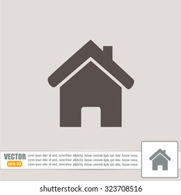 Vector Illustration House Stock Vector (Royalty Free) 323708516 ...