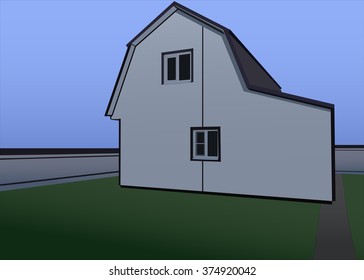 Vector illustration of house