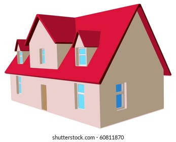 Vector Illustration of house