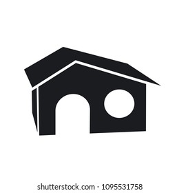 Vector illustration of a house for a hamster