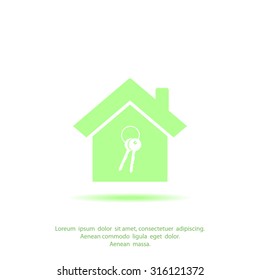 Vector illustration House vector icon