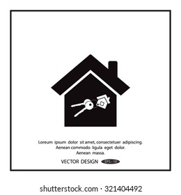 Vector illustration House vector icon