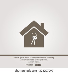 Vector illustration House vector icon
