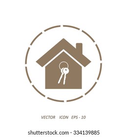 Vector illustration House vector icon