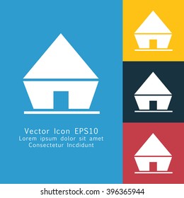 Vector illustration of house icon