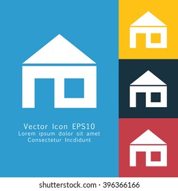 Vector illustration of house icon