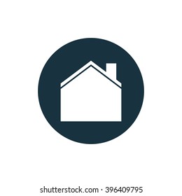 Vector illustration of house icon