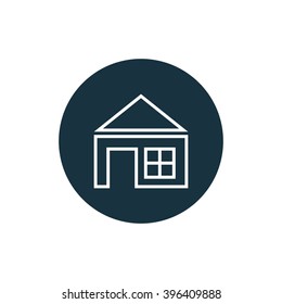 Vector illustration of house icon
