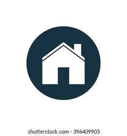 Vector illustration of house icon