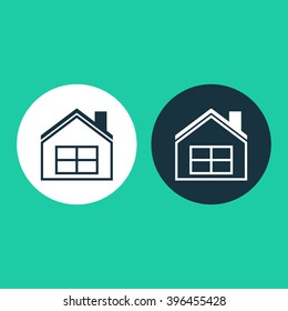 Vector illustration of house icon