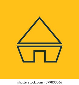 Vector illustration of house icon