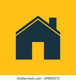 Vector illustration of house icon