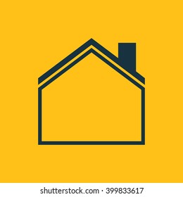 Vector illustration of house icon