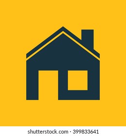 Vector illustration of house icon