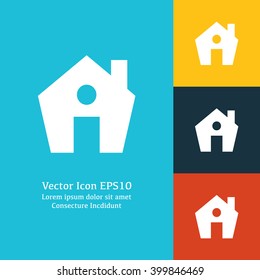 Vector illustration of house icon