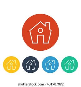 Vector illustration of house icon