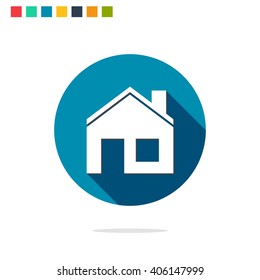 Vector illustration of house icon