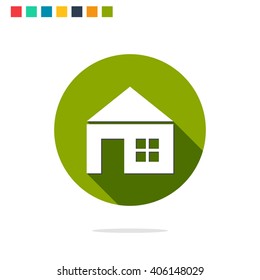 Vector illustration of house icon