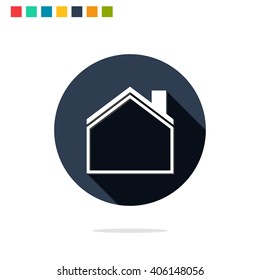 Vector illustration of house icon