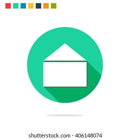 Vector illustration of house icon