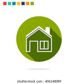Vector illustration of house icon