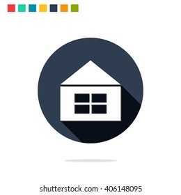 Vector illustration of house icon