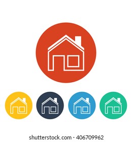 Vector illustration of house icon