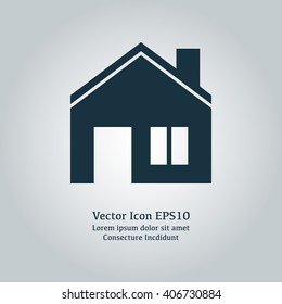 Vector Illustration Of House Icon