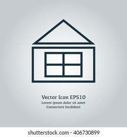 Vector illustration of house icon