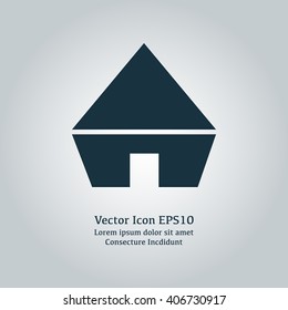 Vector illustration of house icon