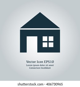 Vector illustration of house icon