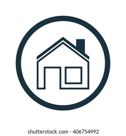 Vector illustration of house icon