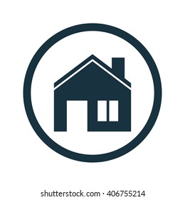 Vector illustration of house icon