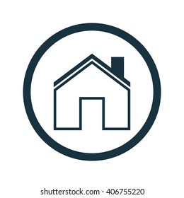 Vector illustration of house icon