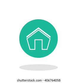 Vector illustration of house icon