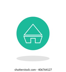Vector illustration of house icon
