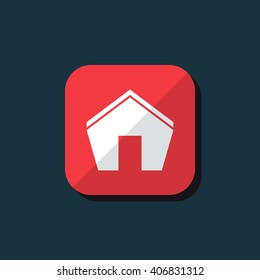 Vector illustration of house icon
