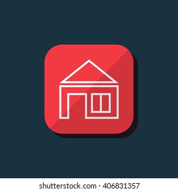Vector illustration of house icon