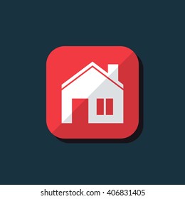 Vector illustration of house icon