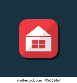 Vector illustration of house icon