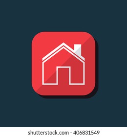 Vector illustration of house icon