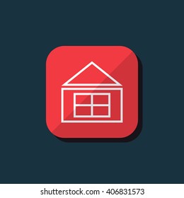 Vector illustration of house icon