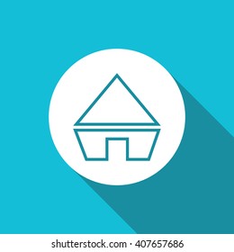 Vector illustration of house icon