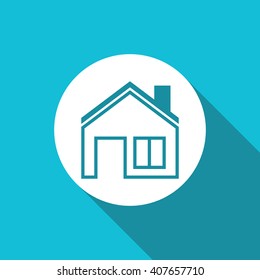Vector illustration of house icon