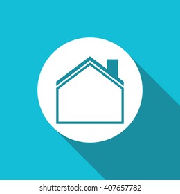 Vector illustration of house icon