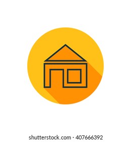 Vector illustration of house icon