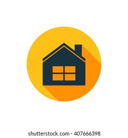 Vector illustration of house icon